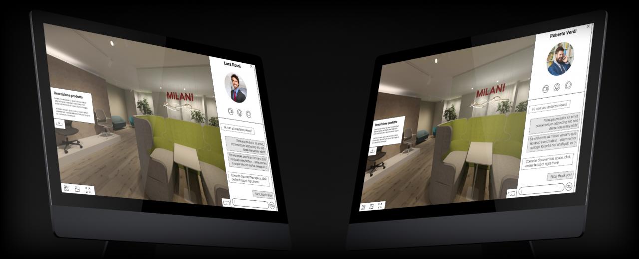 Virtual tour interattivo a distanza via web