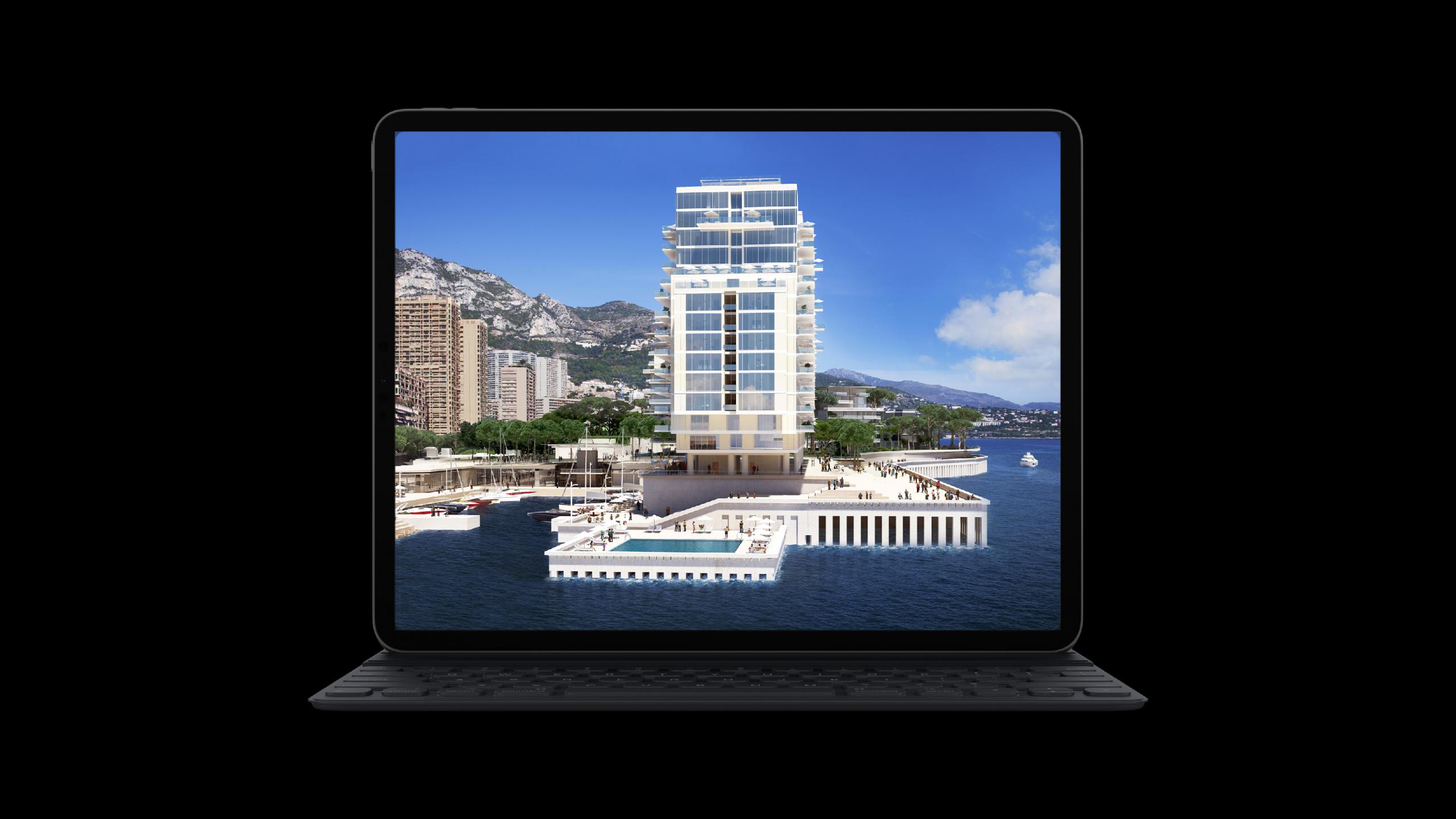Immagini virtuali fotorealistiche di Extension en Mar a Montecarlo
