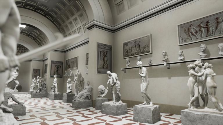 Simulazione VR della Gipsoteca del Canova