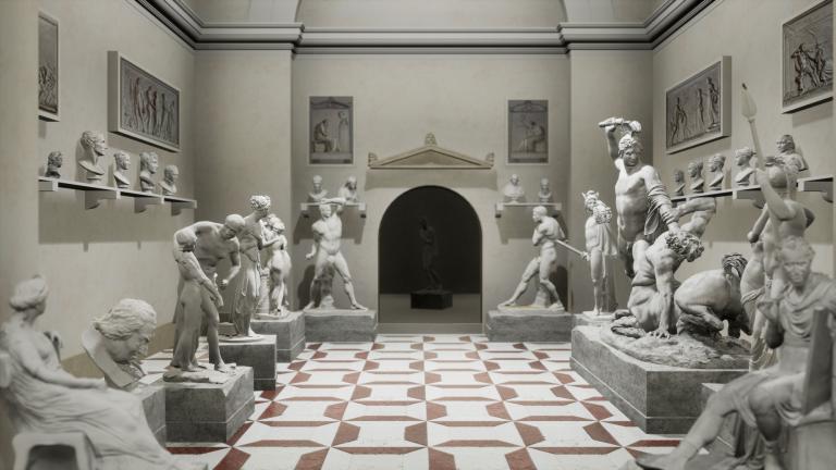 Simulazione VR della Gipsoteca del Canova