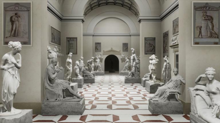 Simulazione VR della Gipsoteca del Canova