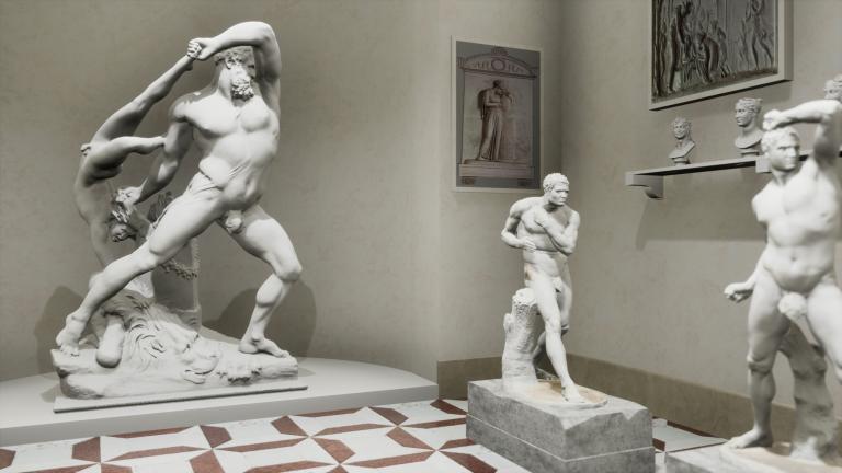 Simulazione VR della Gipsoteca del Canova