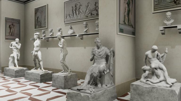 Simulazione VR della Gipsoteca del Canova